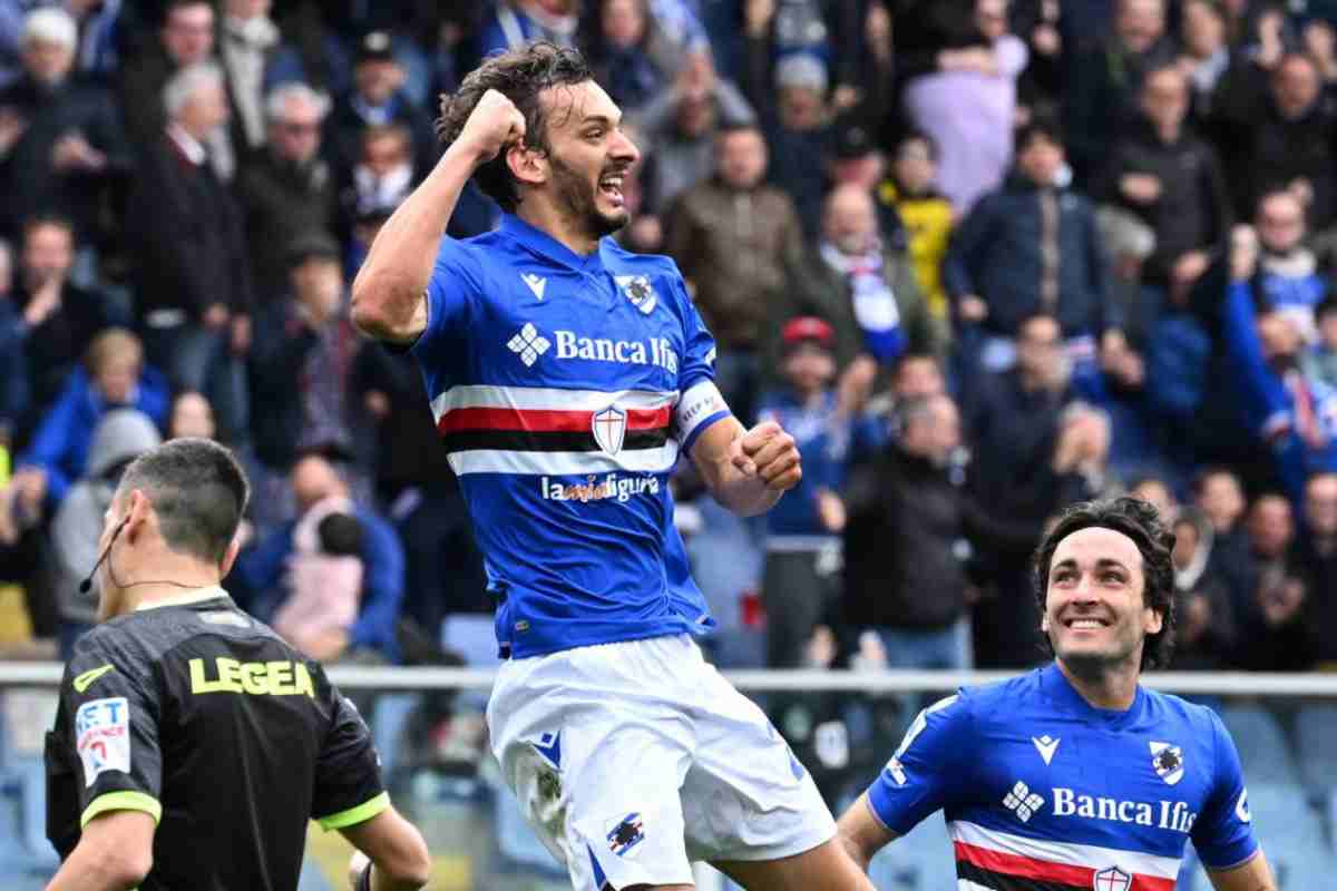 Gabbiadini Lazio Sampdoria