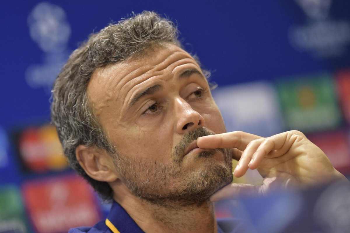 Luis Enrique in panchina - CalcioNow.it