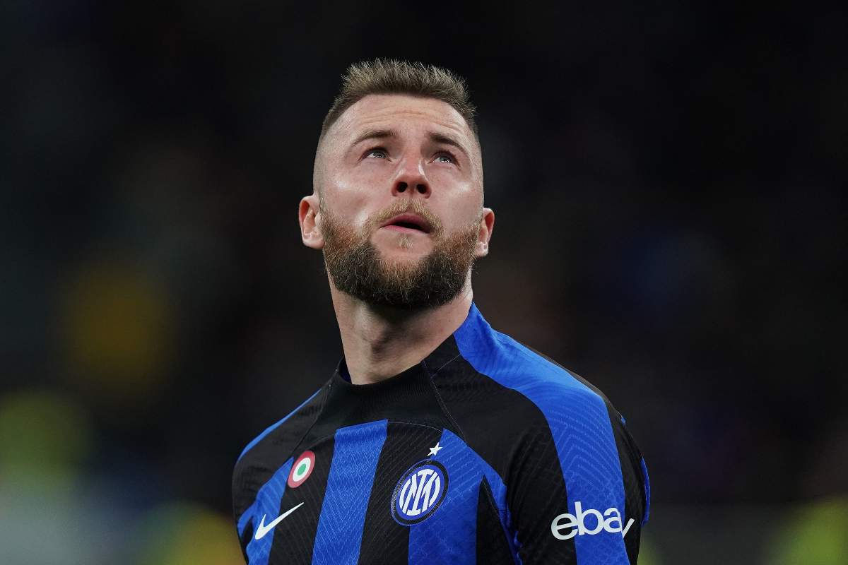 Skriniar con la maglia dell'Inter