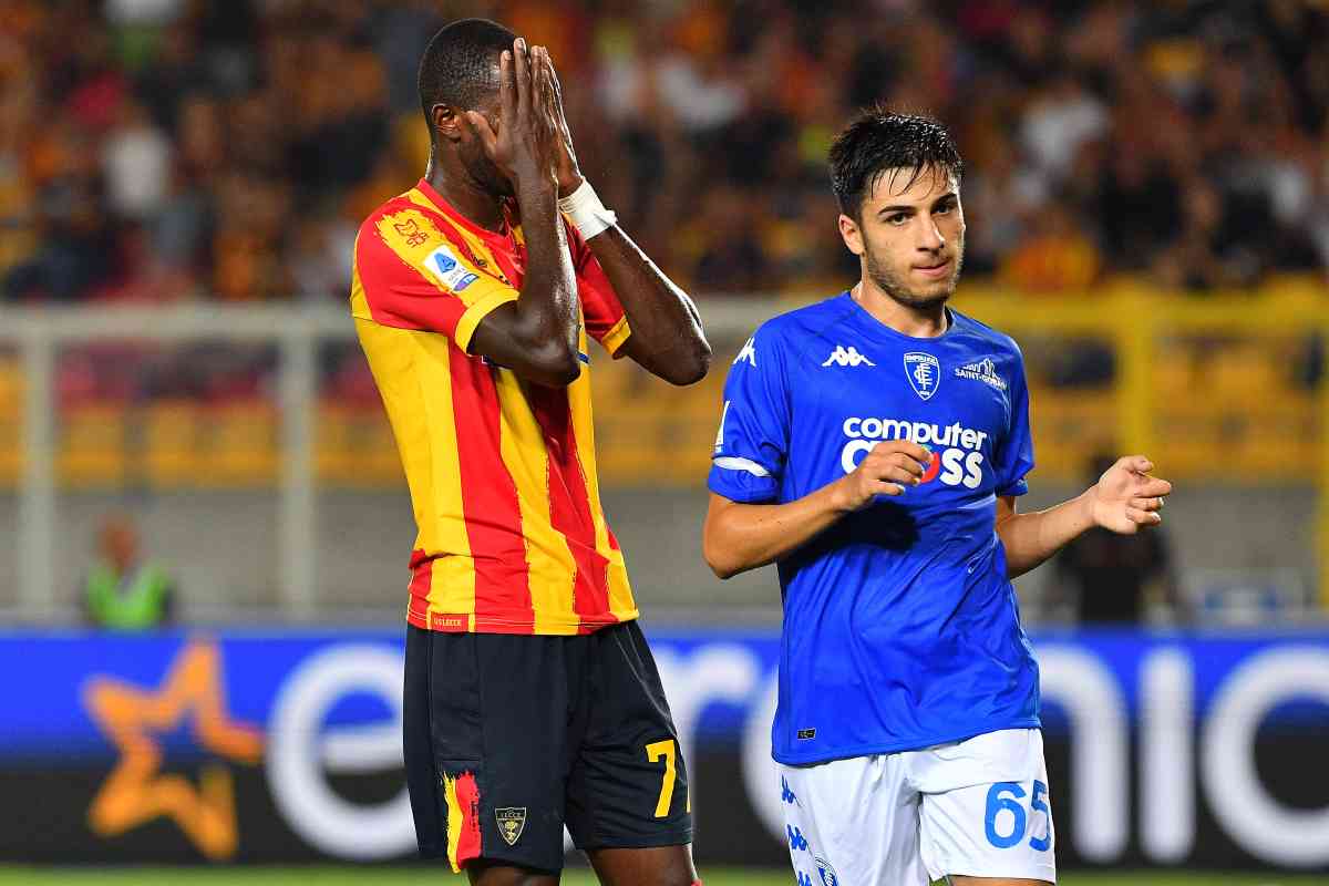 empoli lecce rinvio motivi