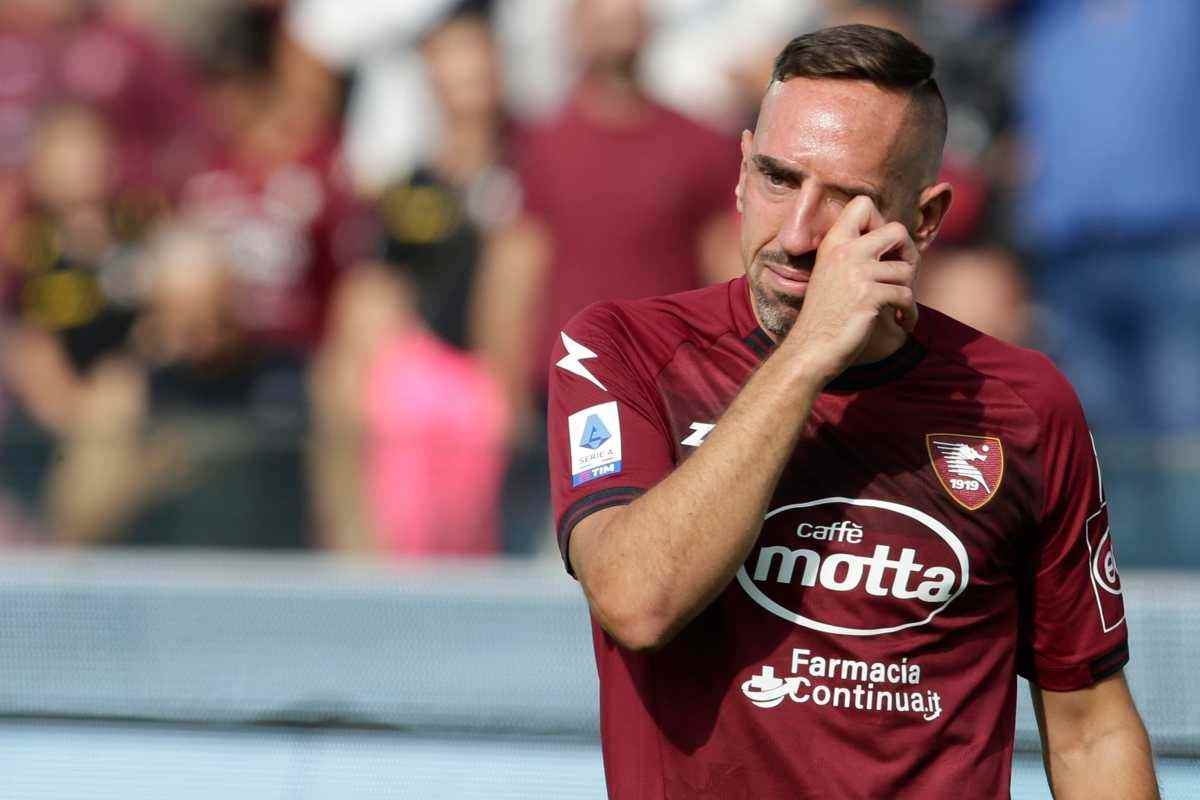 Franck Ribery, problemi a Salerno