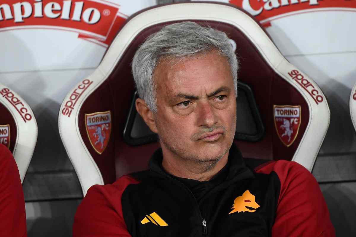 addio mourinho roma