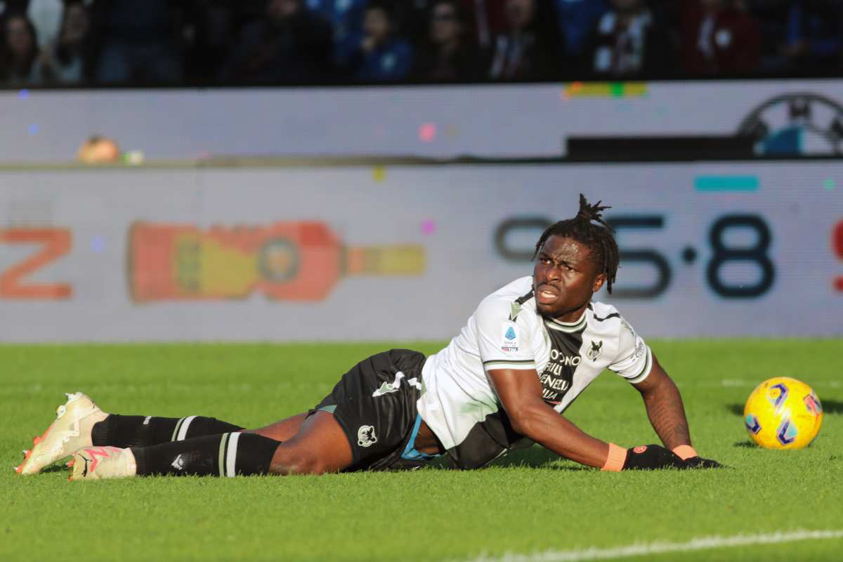 Ebosele infortunio Udinese