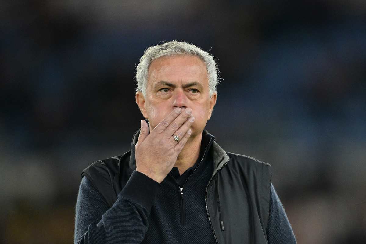 addio mourinho roma