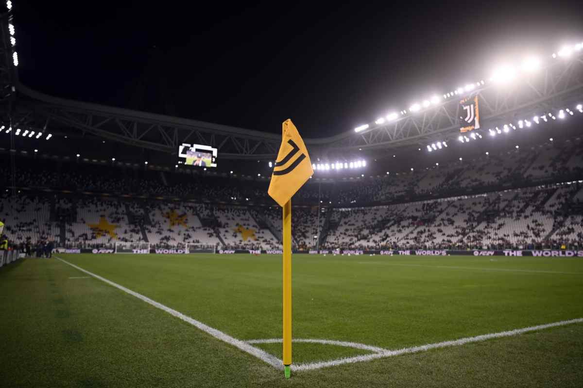 Bandierina della Juventus all'Allianz Stadium