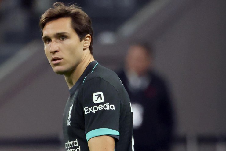 L'attaccante del Liverpool, Federico Chiesa