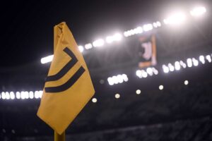 Bandierina del calcio d'angolo allo Juventus Stadium