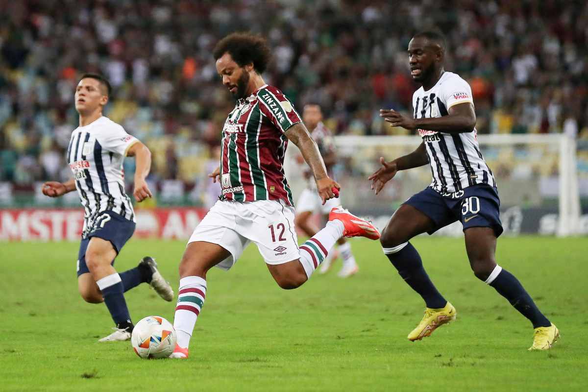 Marcelo con la maglia del Fluminense