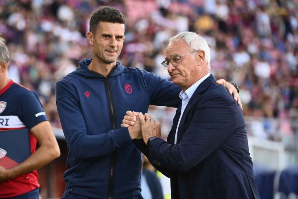 Thiago Motta e Claudio Ranieri