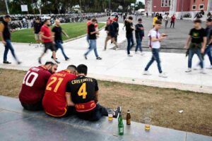 Tifosi allo stadio Olimpico